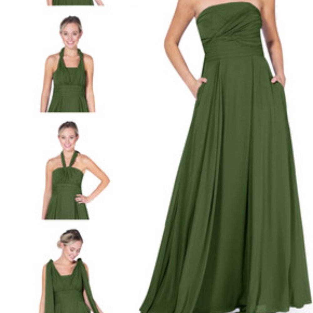 Azazie Olive Chandelle - Has Tags